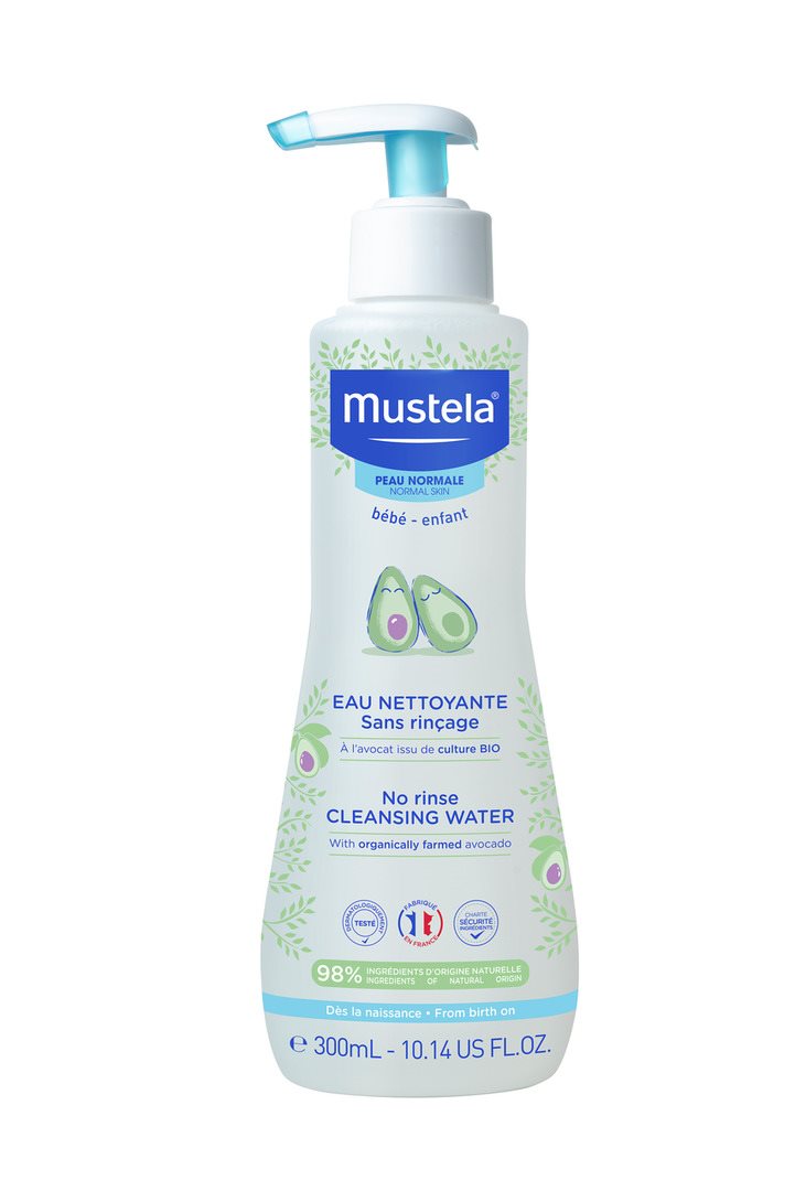 Mustela Bébé Eau Nettoyante Sans Rinçage Peau Normale 300 ml