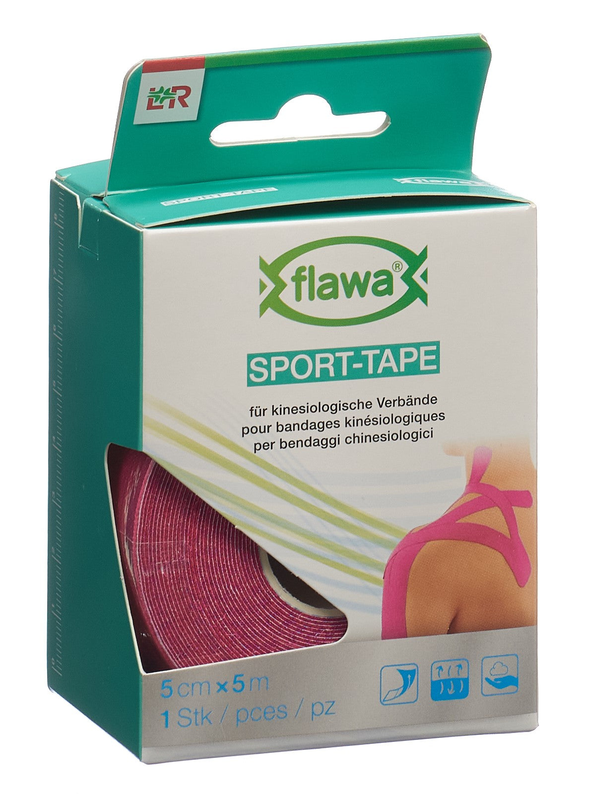 FLAWA Sport-Tape 5cmx5m rose