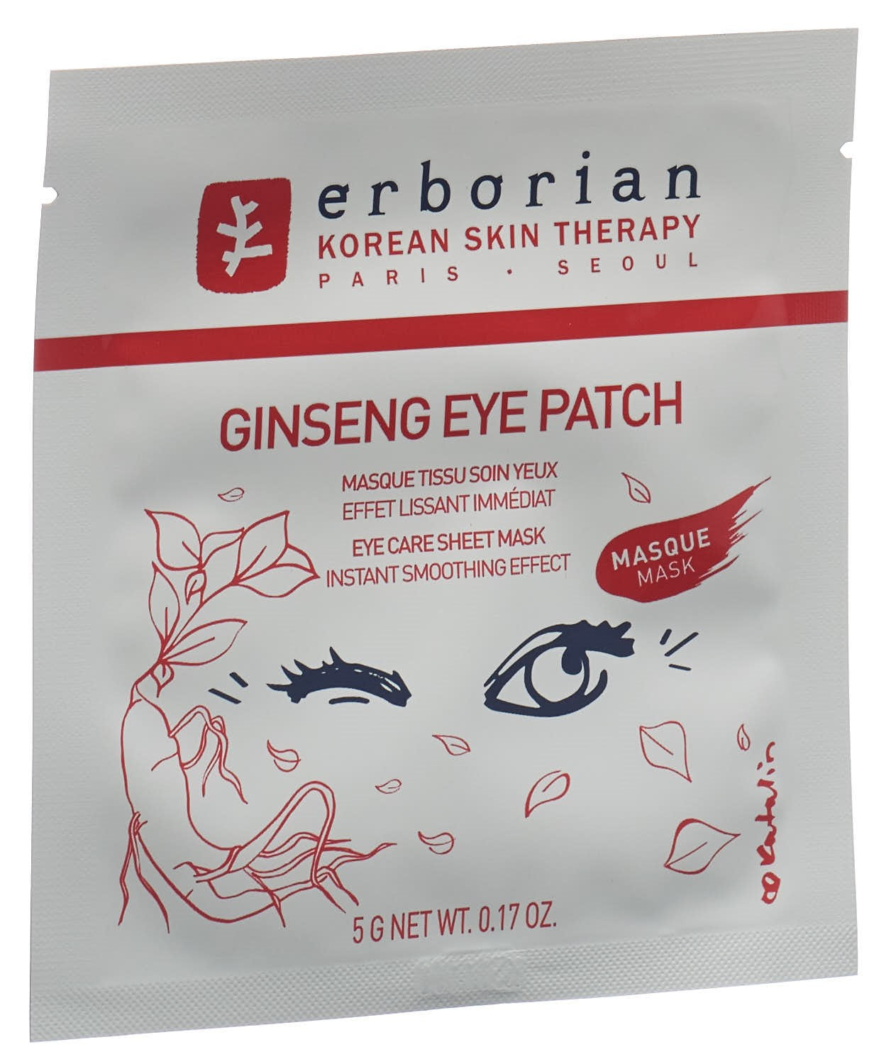 Erborian Ginseng Réparateur Patchs Contour Yeux Éclat | 5 g