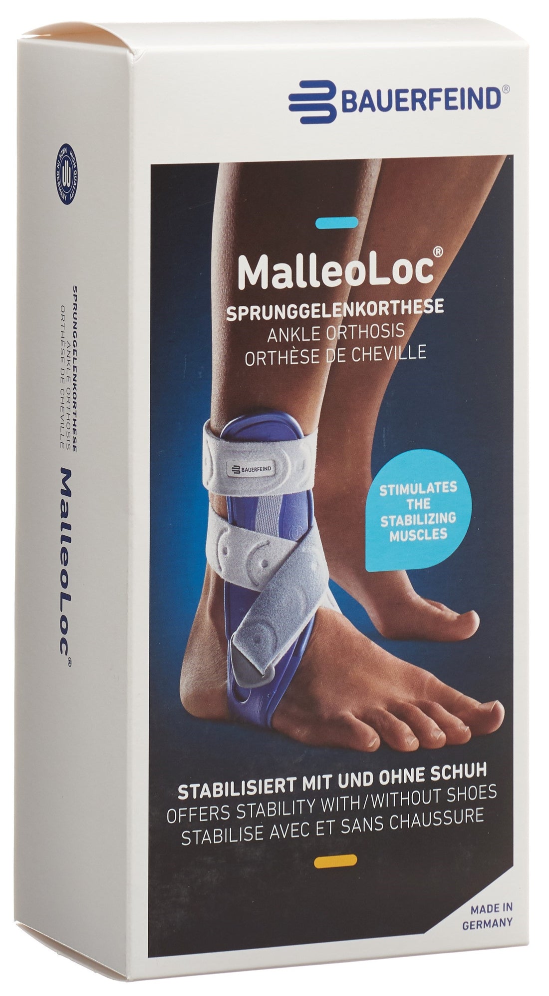 BAUERFEIND MalleoLoc Orthèse Cheville Stabilité Taille 2 | Soulagement