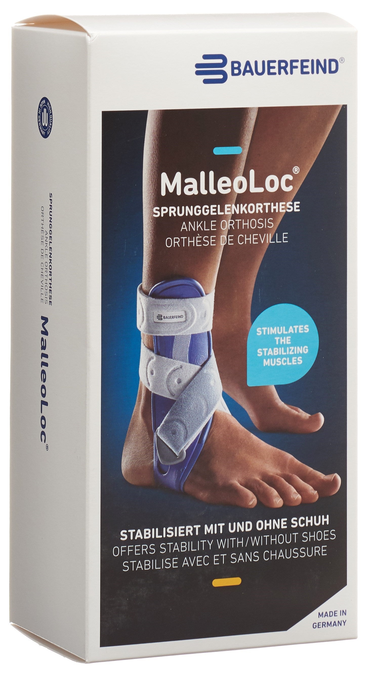 BAUERFEIND MalleoLoc Orthèse Cheville Stabilité Taille 2 | Soulagement
