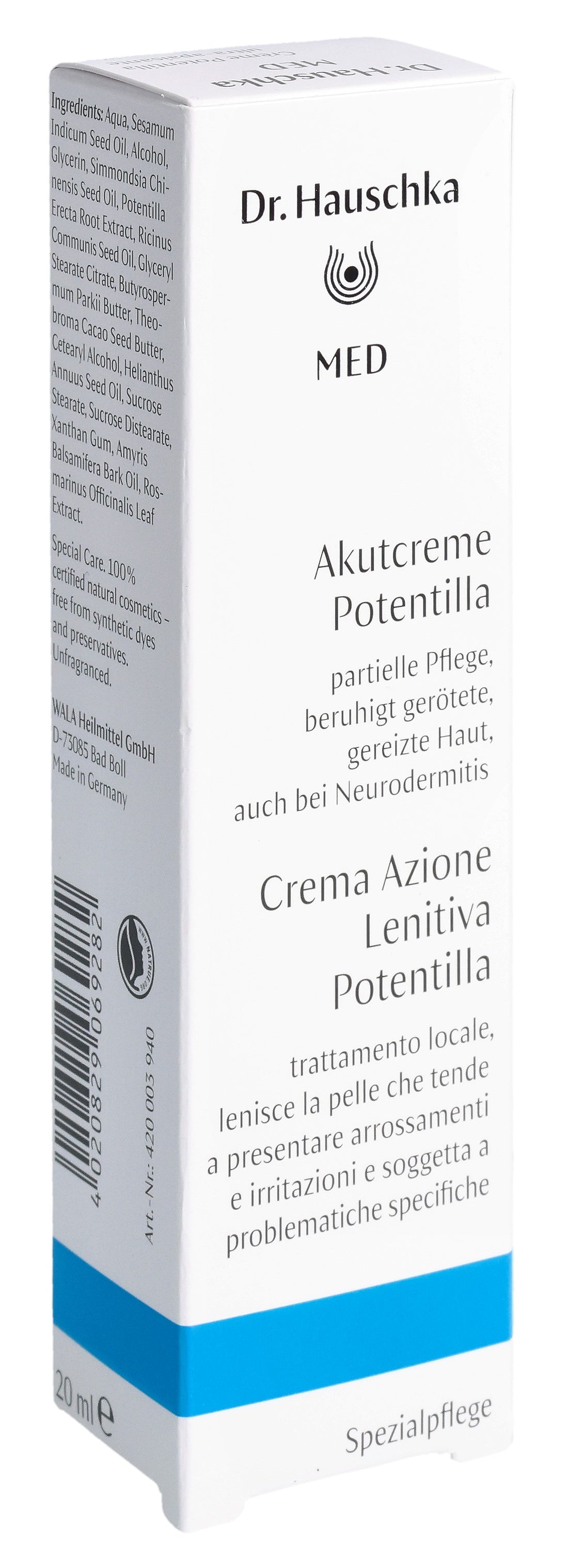 Dr. Hauschka Med Crème Potentilla Apaisante | 20 ml