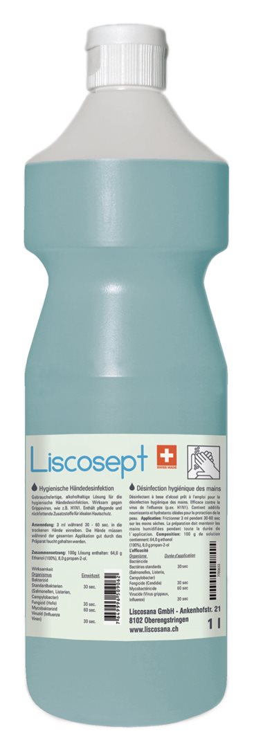 LISCOSEPT Gel Désinfectant Mains 1000 ml | Efficace et Pratique