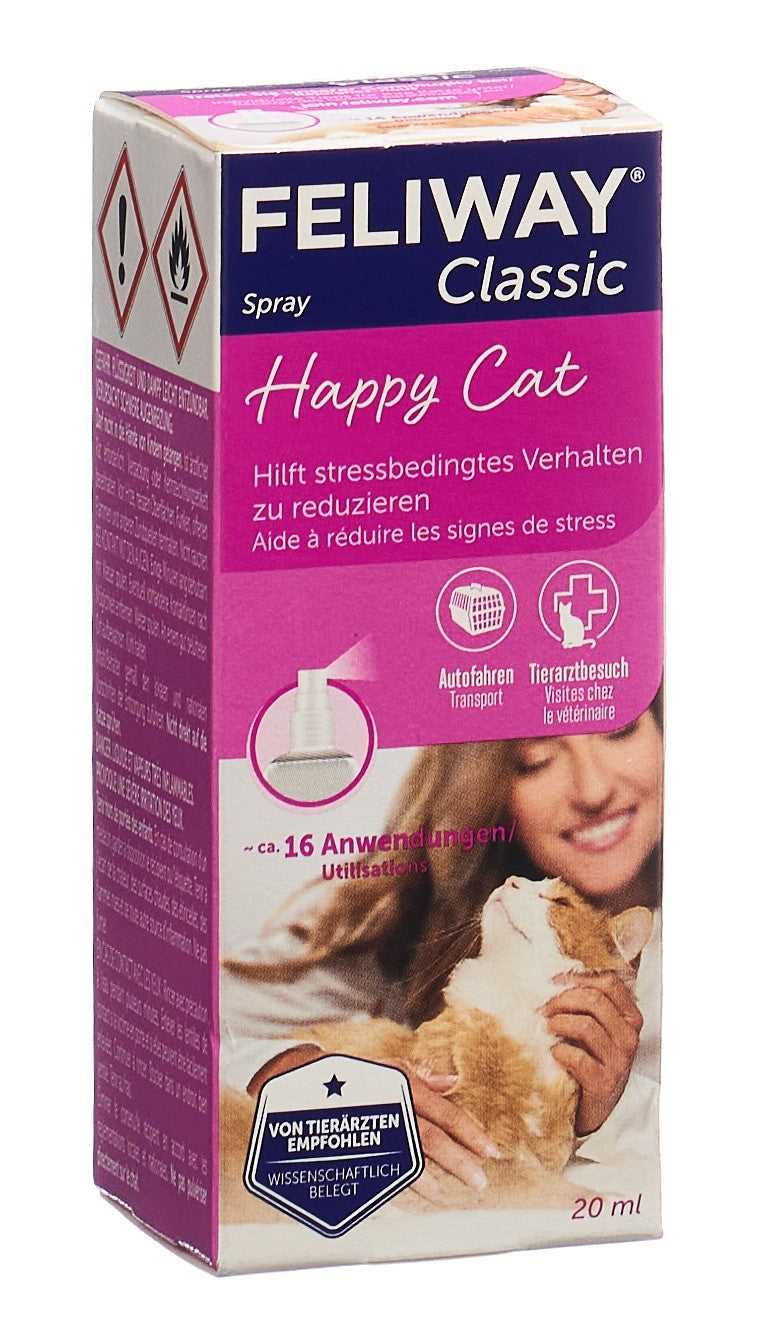 Feliway Classic Spray Anti-Stress Chat | Calme &amp; Sérénité 20 ml
