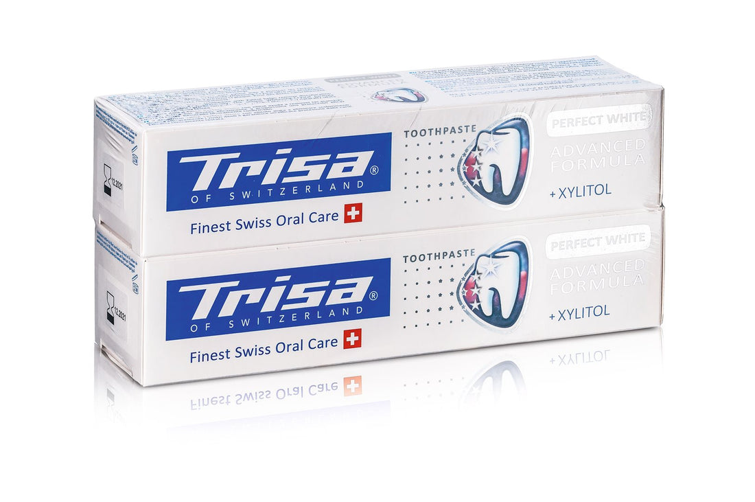 TRISA Pure White Dentifrice Éclaircissant Duo 2 x 75 ml