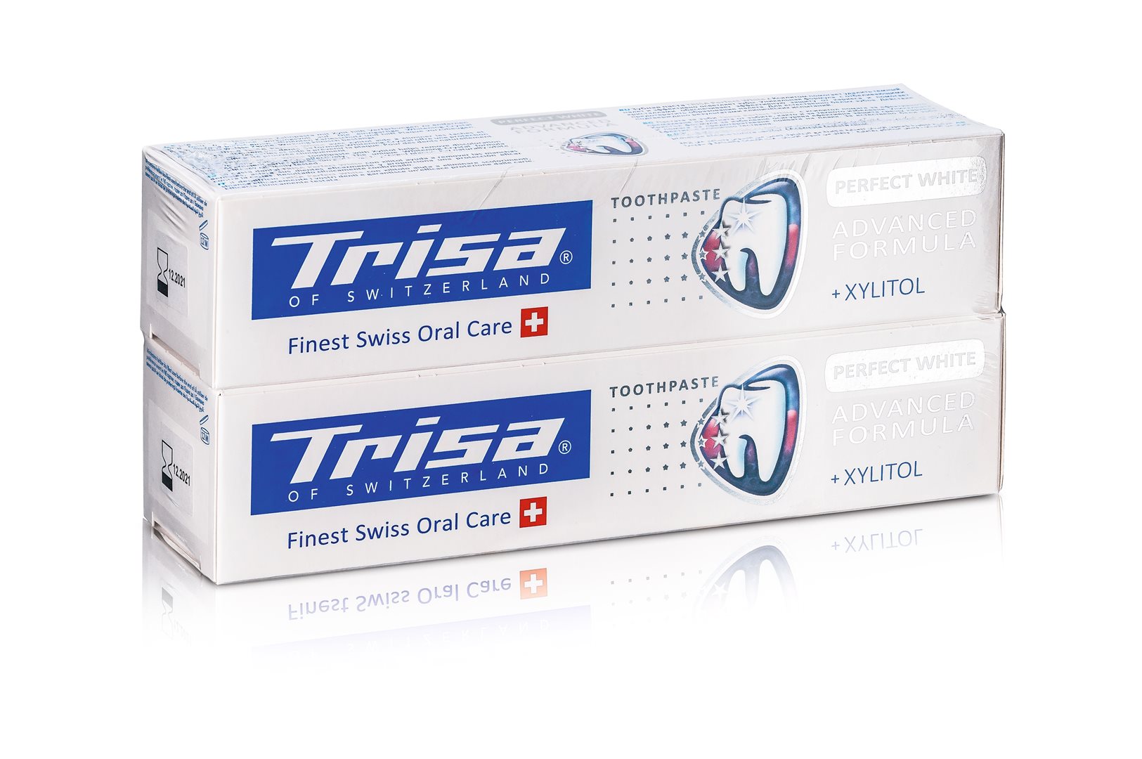 TRISA Pure White Dentifrice Éclaircissant Duo 2 x 75 ml