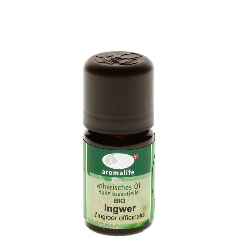 AROMALIFE Huile Essentielle Gingembre BIO 5 ml | Soin Revitalisant