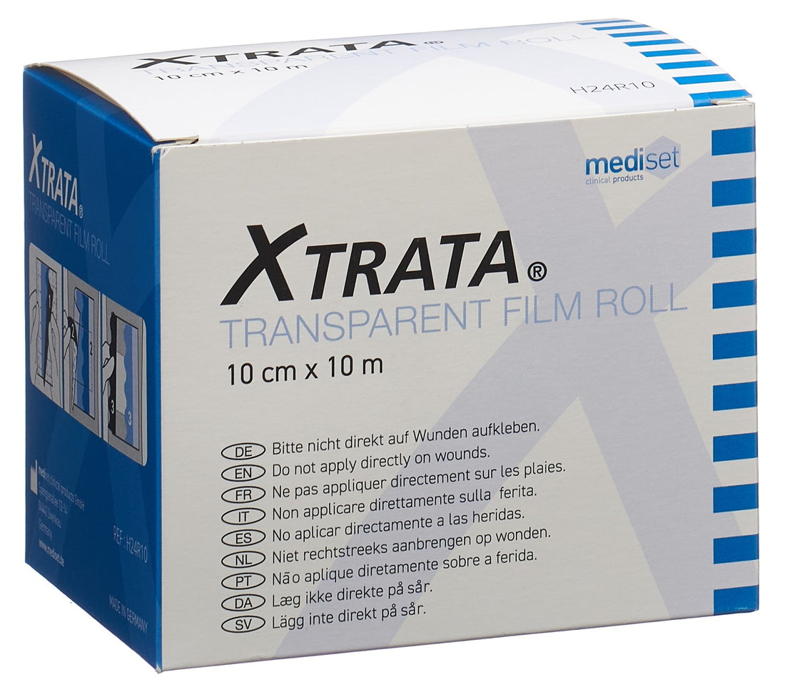 XTRATA pansement transp 10cmx10m avec du lipo-gel