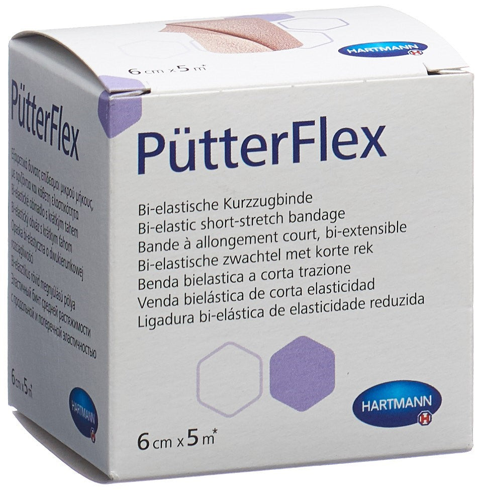 PÜTTER FLEX Bande de contention 6 cm x 5 m | Soutien et maintien optimal