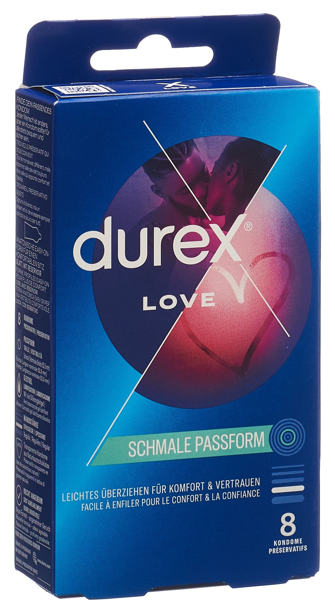 Durex Love Préservatifs Lubrifiés 8 Pièces | Protection &amp; Plaisir