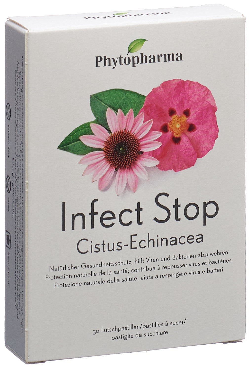 PHYTOPHARMA Infect Stop Pastilles Sucer Mal de Gorge | 30 Unités