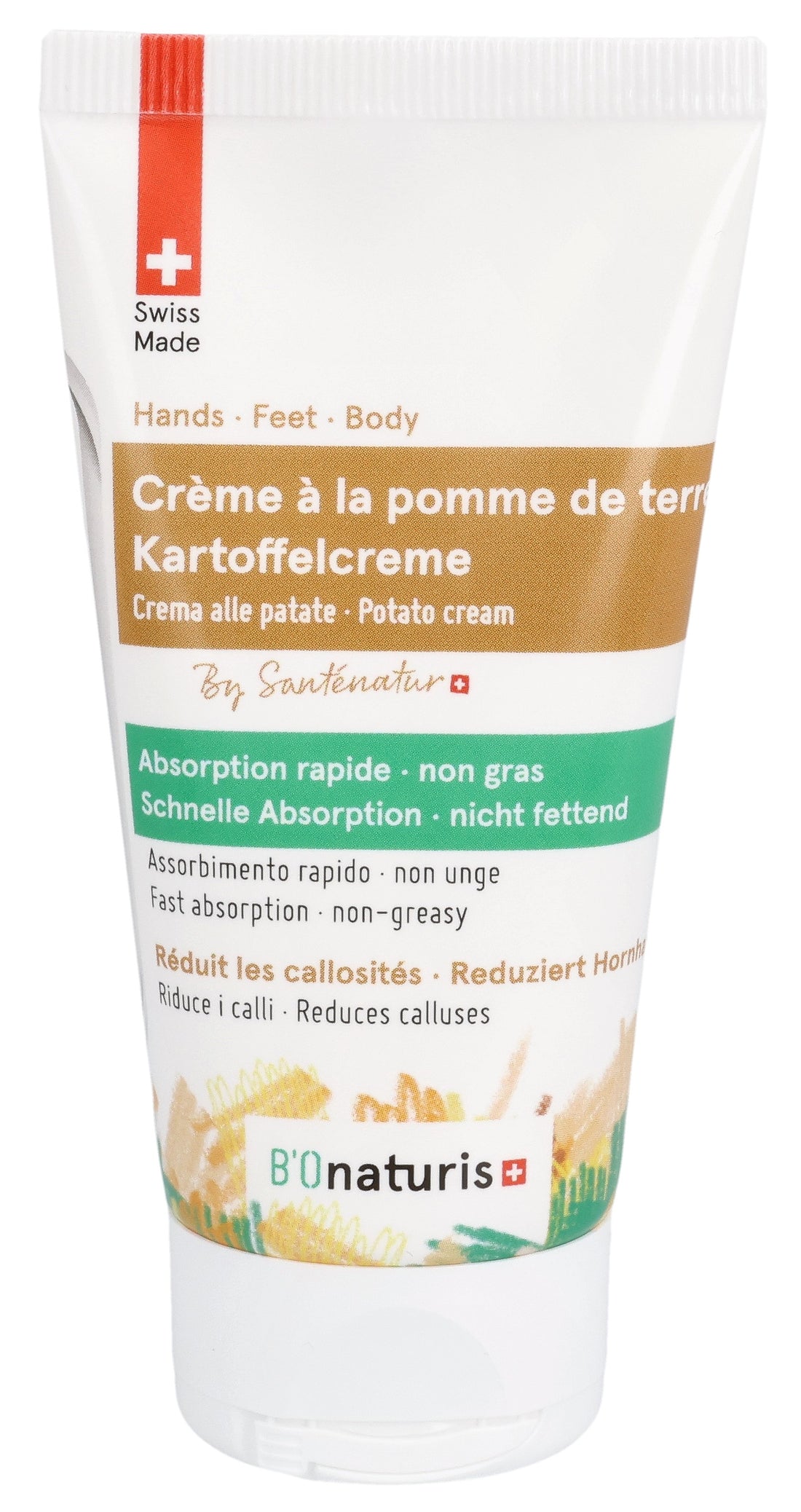 BIONATURIS Crème Pomme de Terre Apaisante Peau Sèche 50 ml