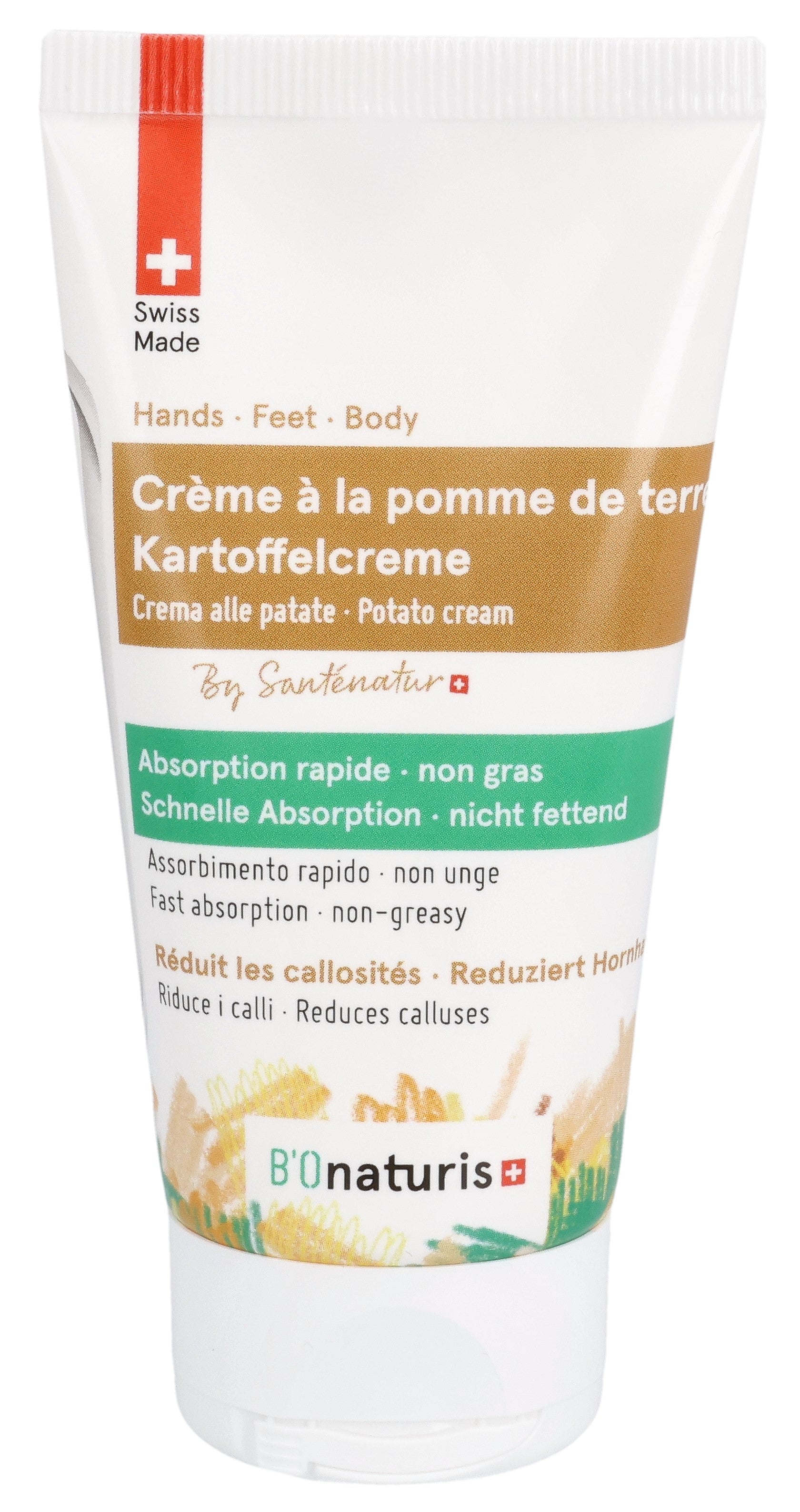 BIONATURIS Crème Pomme de Terre Apaisante Peau Sèche 50 ml