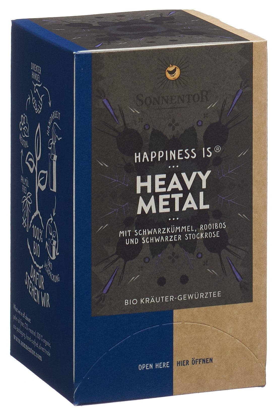 SONNENTOR Infusion Bonheur Métal Bio 18 sachets | Tisane relaxante