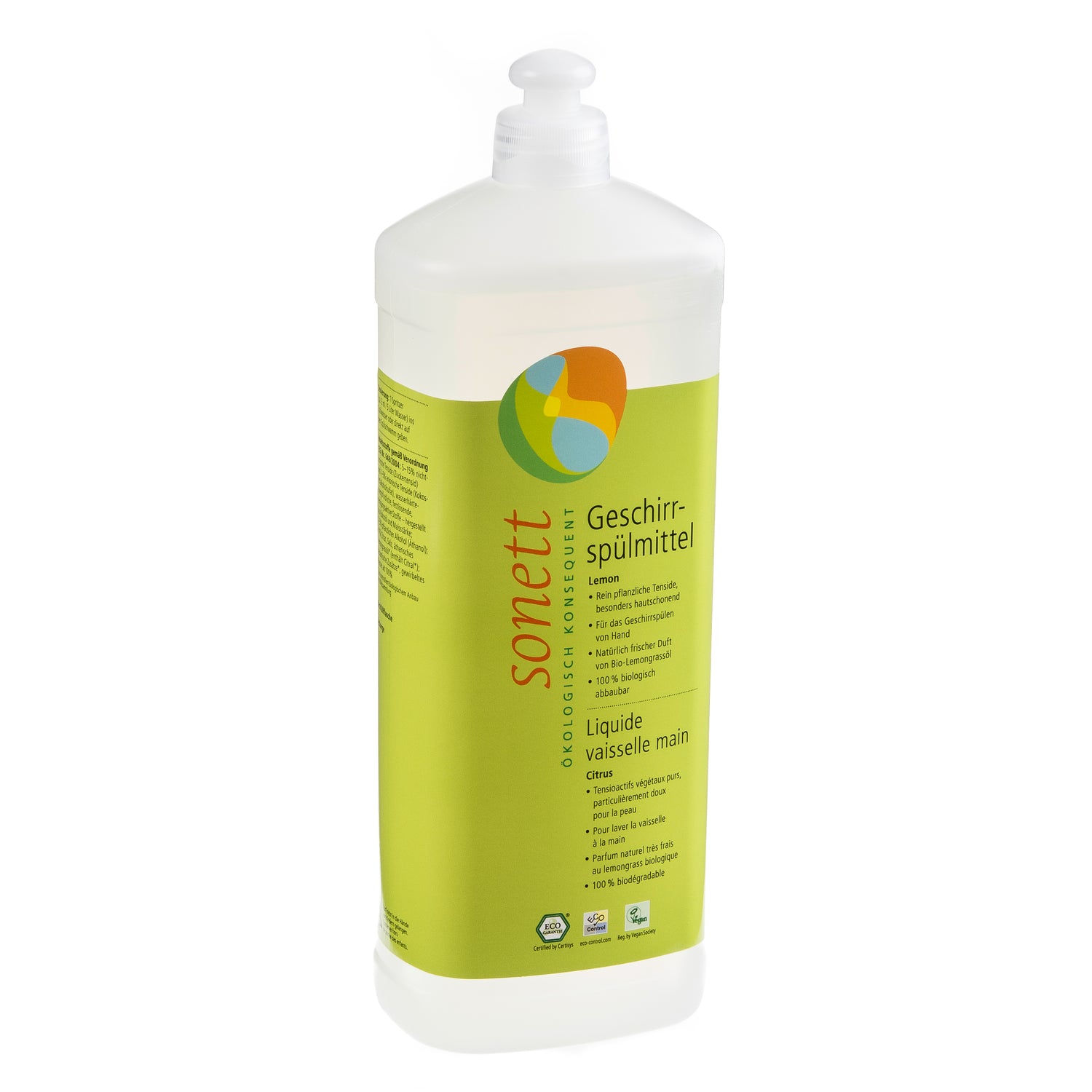 SONETT Liquide Vaisselle Main Citron Recharge 1 L | Nettoyage Efficace