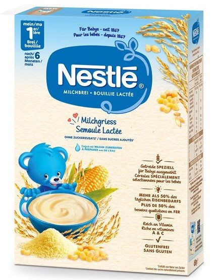 NESTLE Semoule Lactée 6 mois Bébé | 450 g