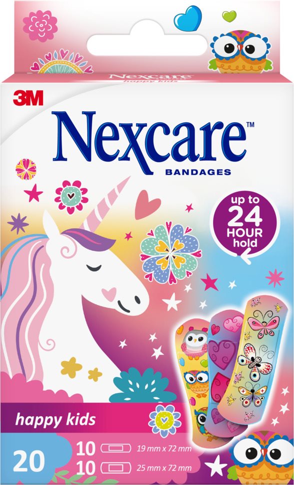 3M NEXCARE pansement enf Happy Kids Magic 20 pce