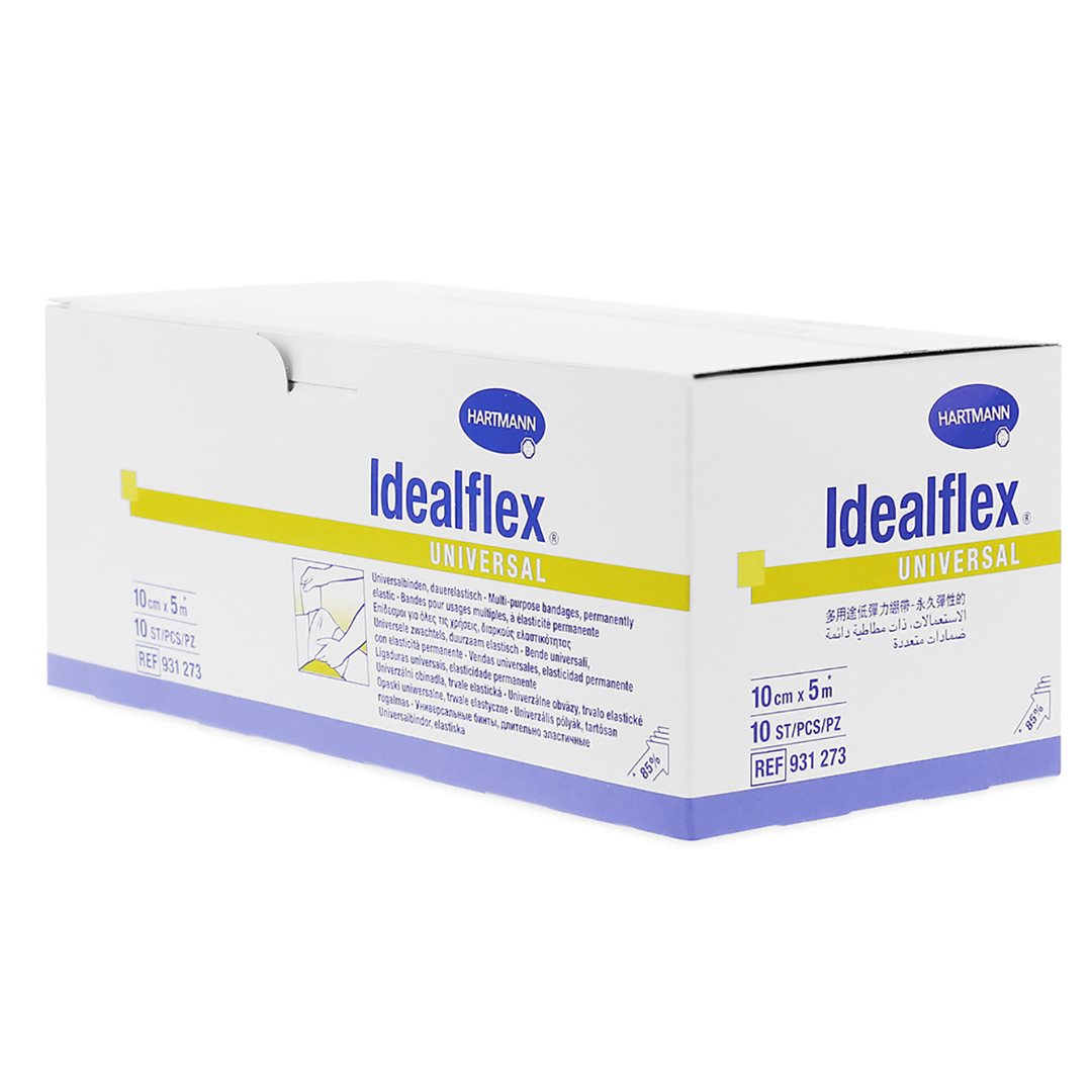 IDEALFLEX Bande Élastique Universelle 8cm x 5m | Lot de 10