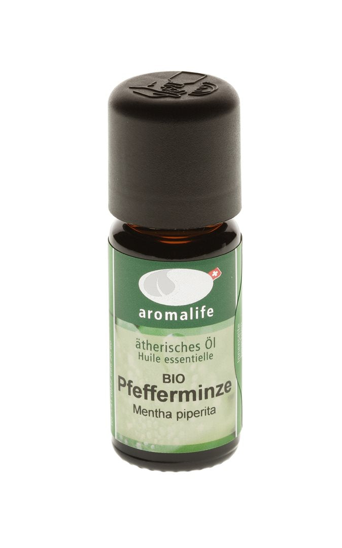 AROMALIFE Huile Essentielle Menthe Poivrée BIO 10 ml | Puissante &amp; Naturelle