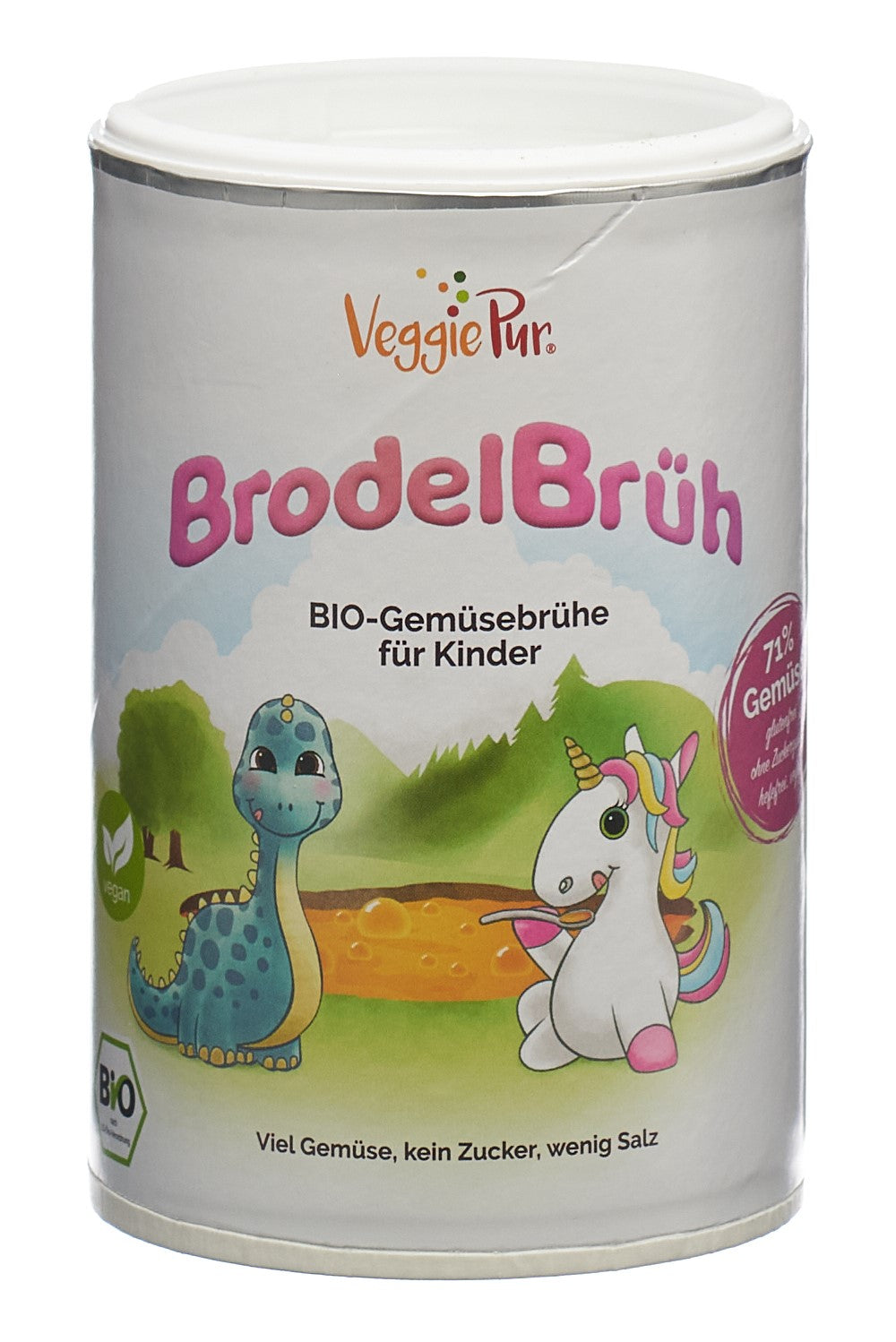 VEGGIEPUR Brodel Brüh Bouillon légum bio enf 200 g