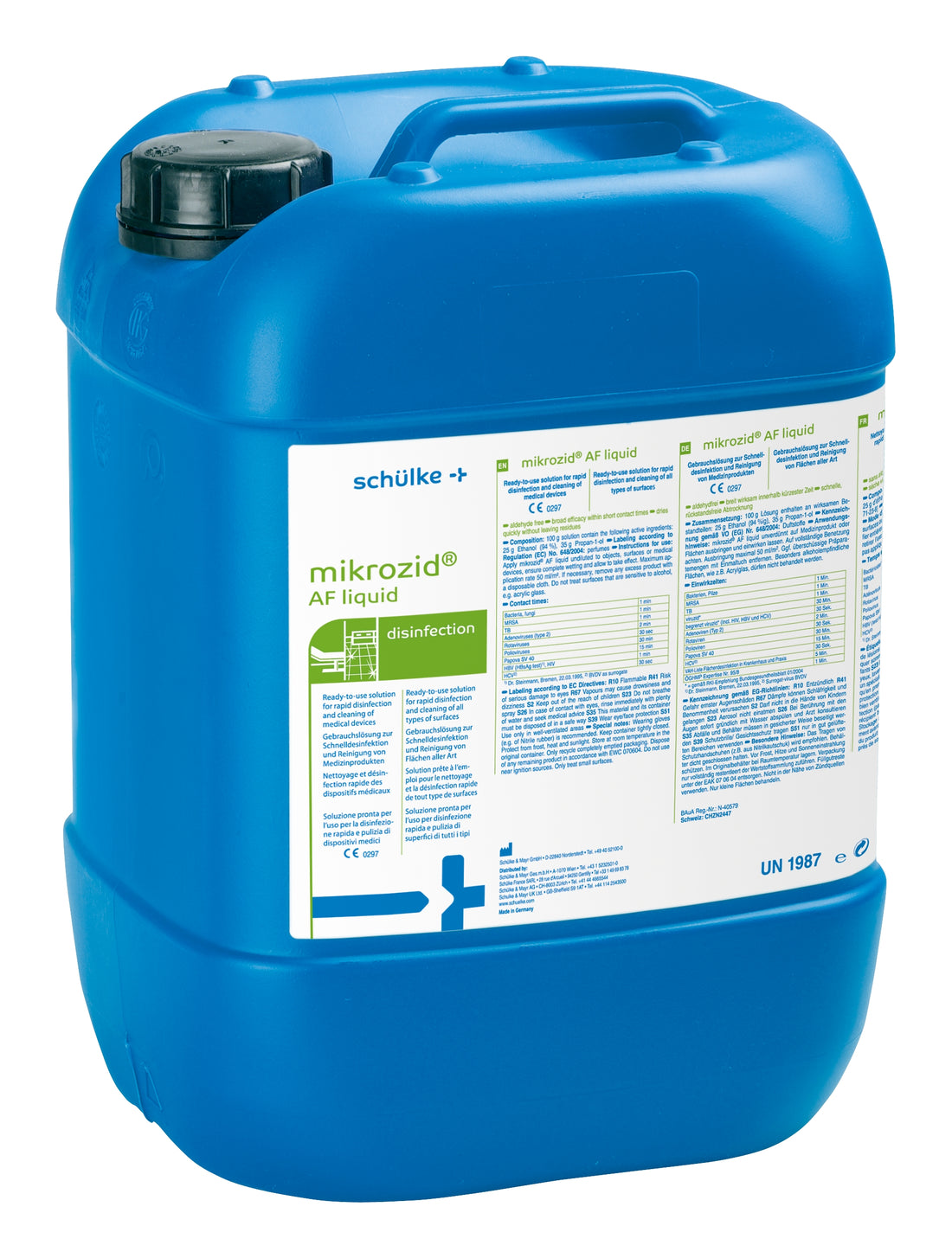 MIKROZID AF Désinfectant Liquide Bidon 5 L Efficace | Hygiène Pro