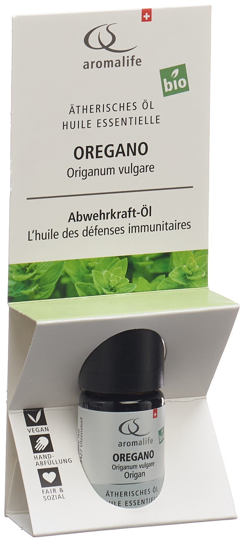 AROMALIFE Huile Essentielle BIO Origan - Purifiant &amp; Défenses | 5 ml
