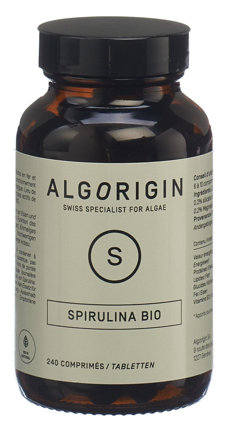 ALGORIGIN Spiruline cpr bio fl 240 pce