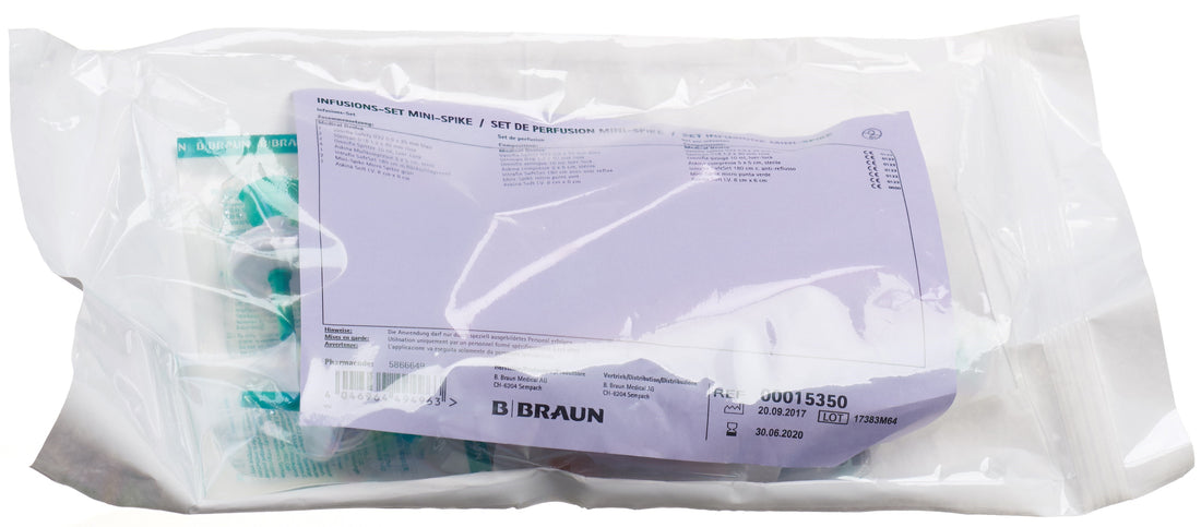B. Braun Set de Perfusion Mini-Spike pour Administration Sécurisée | Dispositif Médical