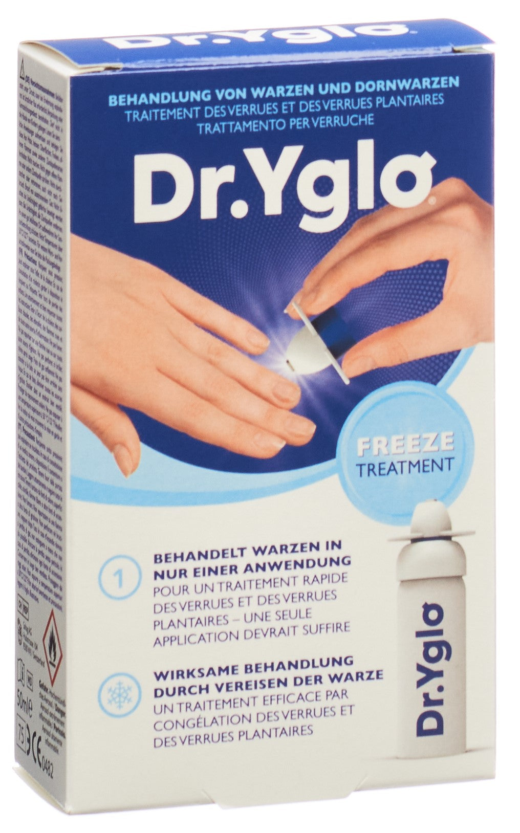 DR. YGLO Cryothérapie Traitement Verrues | 50 ml