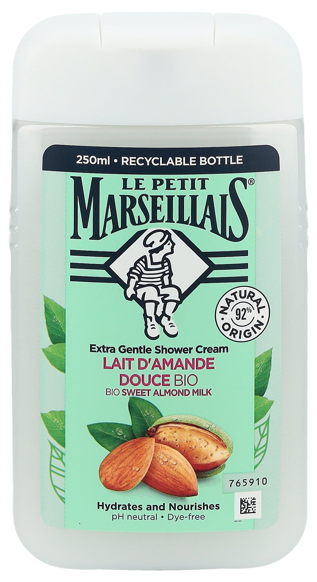 Le Petit Marseillais Douche Crème Amande 250 ml Douceur Intense