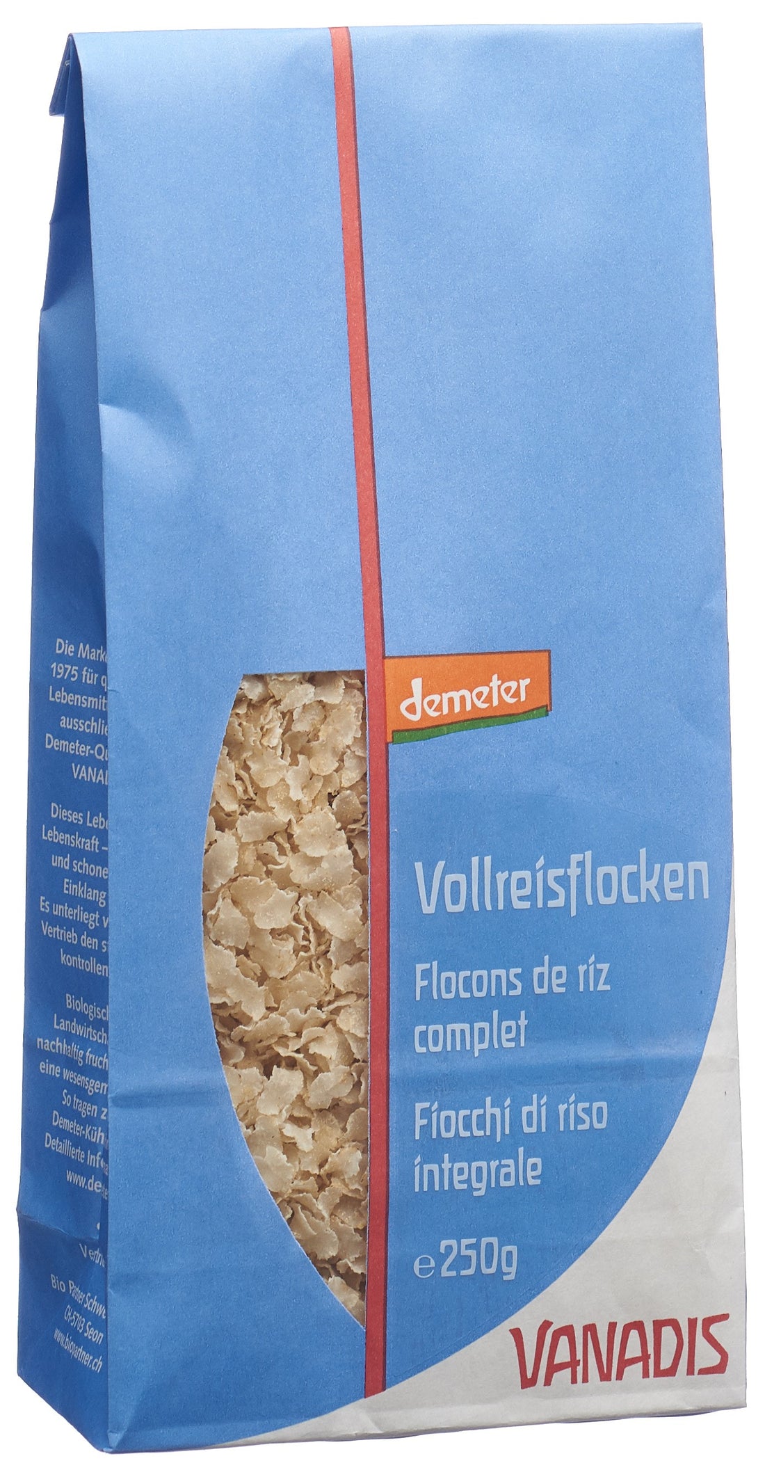VANADIS flocons riz complet demeter sach 250 g