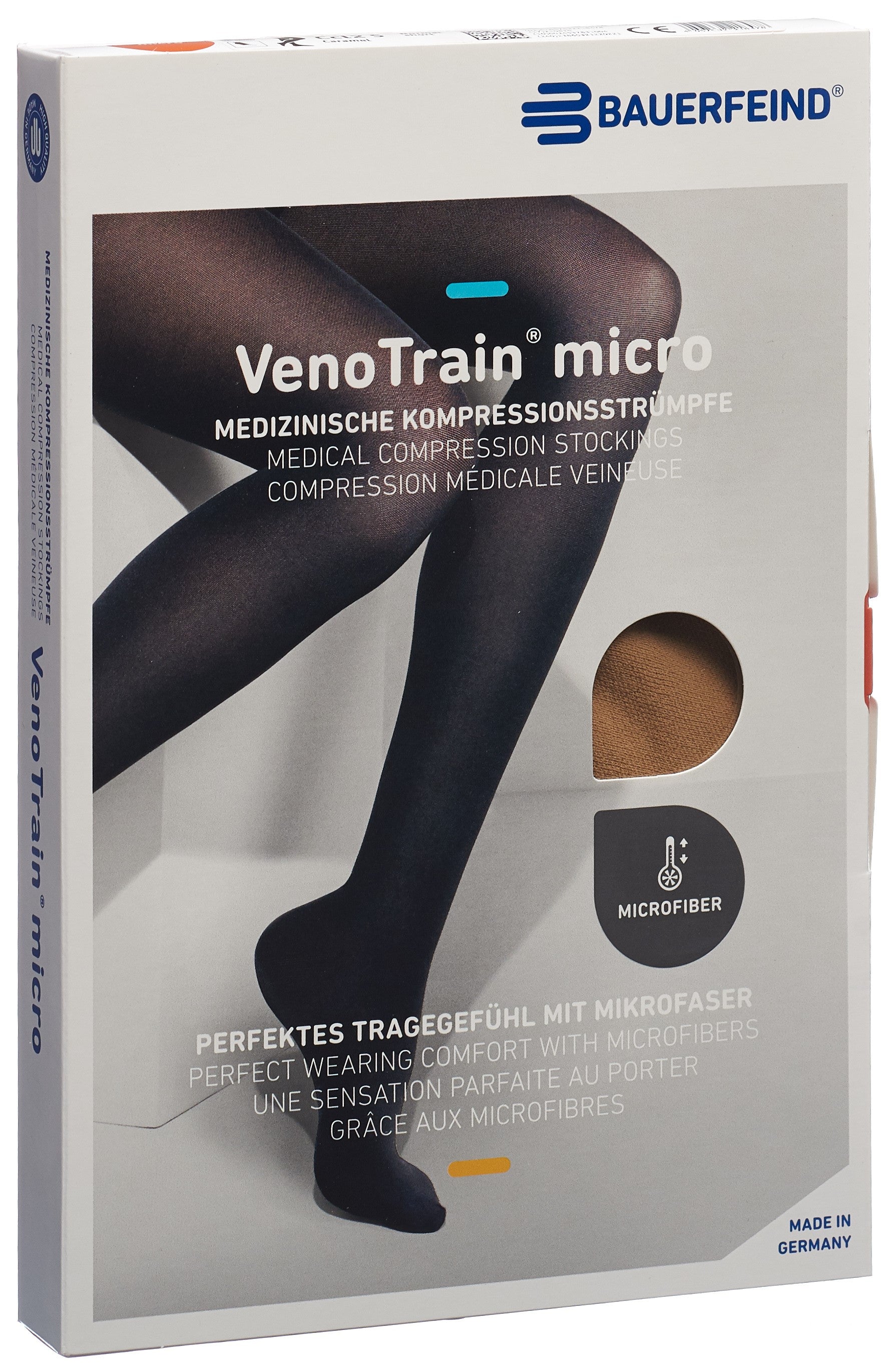 Bauerfeind GenuTrain S Pro Genouillère Compression CCL2 M Noir 1 Paire