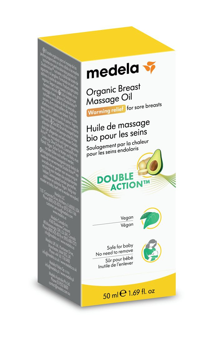 Medela Huile Massage Seins Bio Confort &amp; Soin | 50 ml
