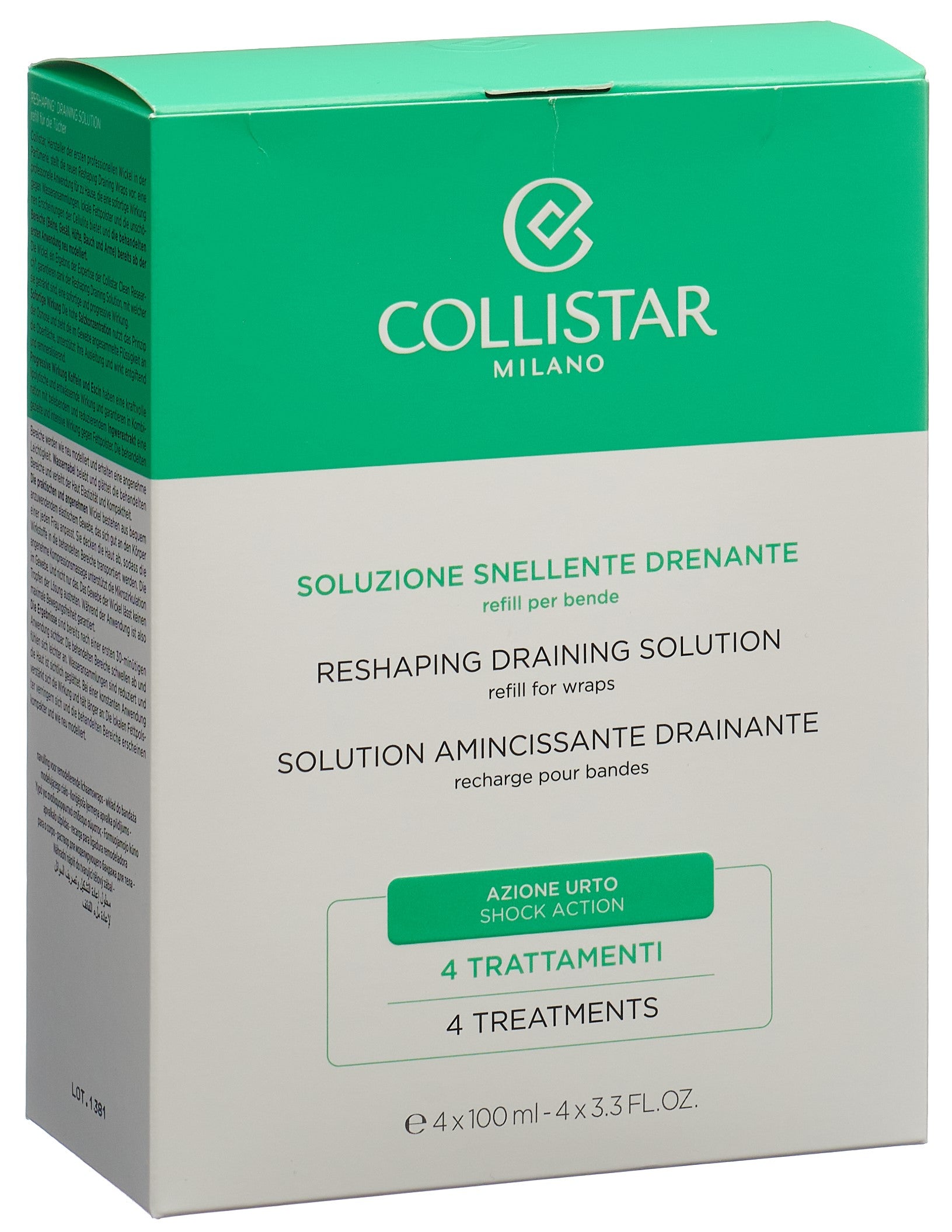 Collist Body Care Reshap Soin Drainant Corps 400 ml