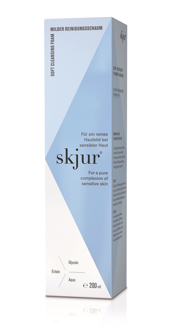 SKJUR Mousse Nettoyante Peaux Sensibles 200 ml