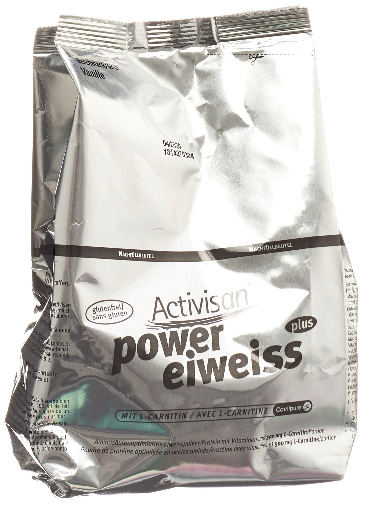 ACTIVISAN protéine av l-carnitine van sach 500 g