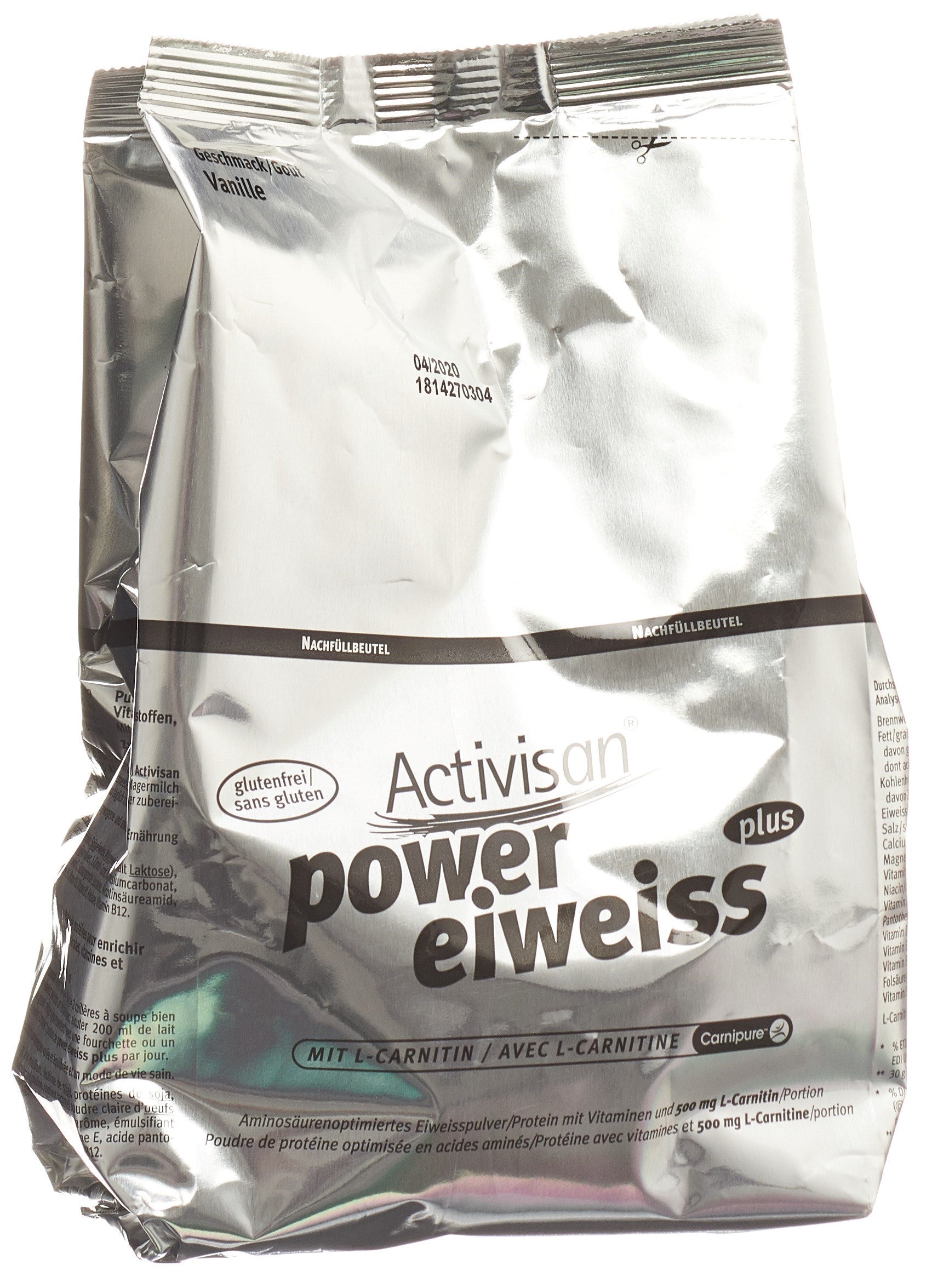 ACTIVISAN protéine av l-carnitine van sach 500 g
