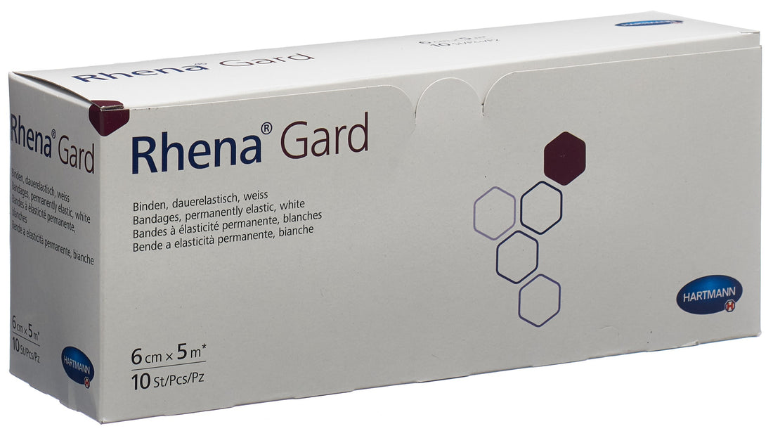 RHENA GARD Bande Élastique Compression | 5m x 6cm 10 Pièces