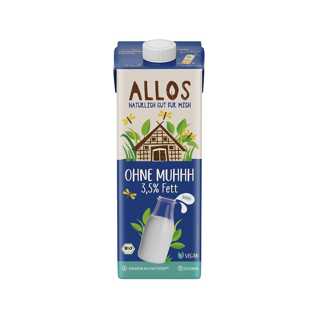 ALLOS Sans Lactose 3.5% Boisson Végétale Bio Tetra 1 L