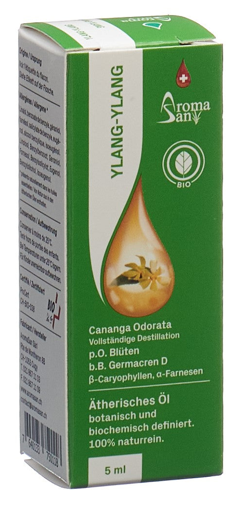 AROMASAN Huile Essentielle Ylang Ylang Bio 5 ml | Relaxant Naturel
