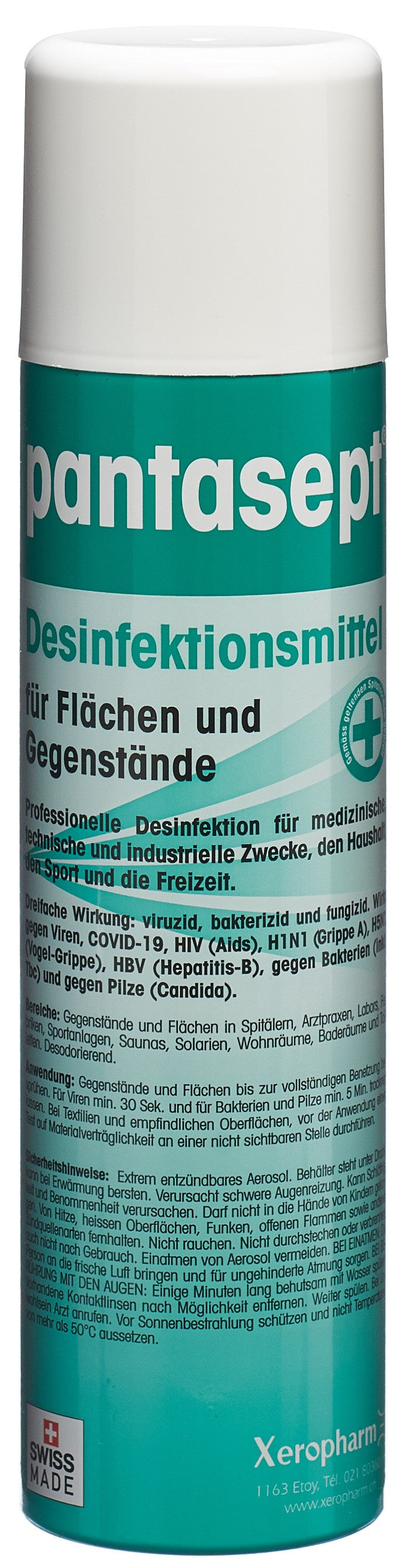 PANTASEPT Désinfectant Spray 400 ml | Assainissement Efficace