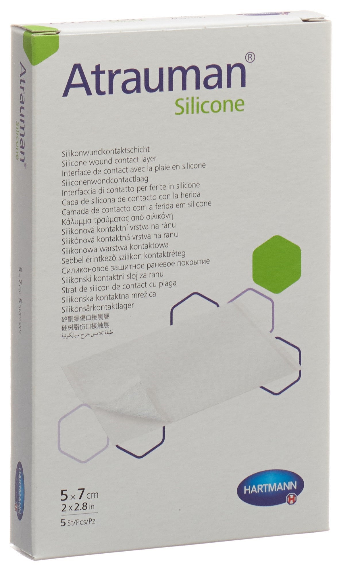 ATRAUMAN Pansement Silicone Stérile 5x7cm | Soin Cicatrice Optimal