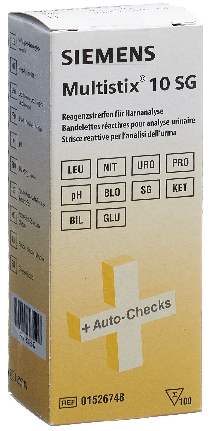 MULTISTIX SG Bandelettes Réactives Urinaire 100 Pièces | Diagnostic Rapide