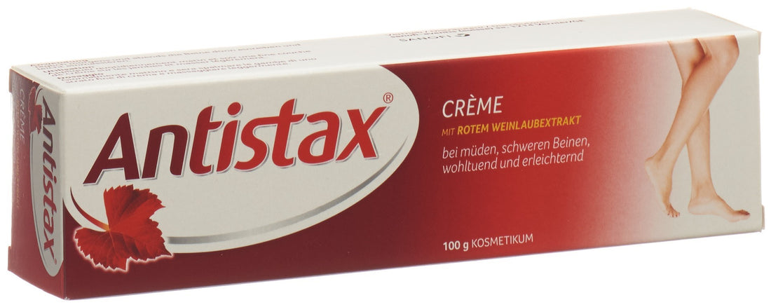 Antistax Crème Jambes Légères Soulage Gonflement | Tube 100g