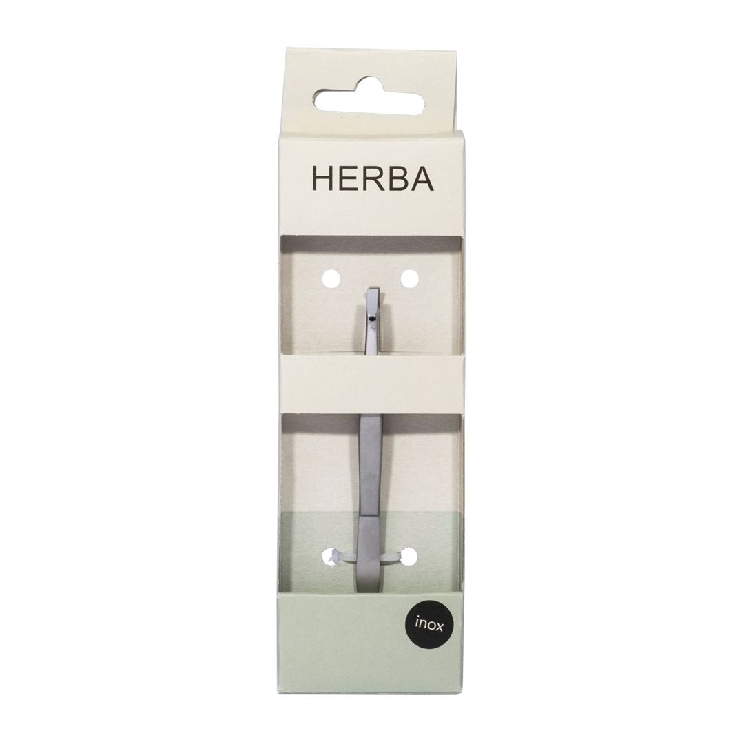 HERBA TOP Pincette Biseautée Inox Précision | Soin Visage