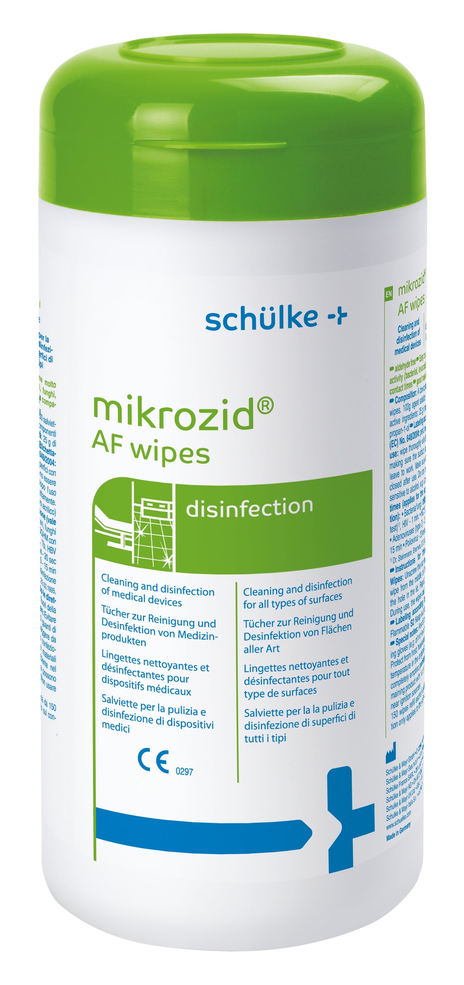 MIKROZID AF Lingettes Désinfectantes | Boîte 150 Pièces