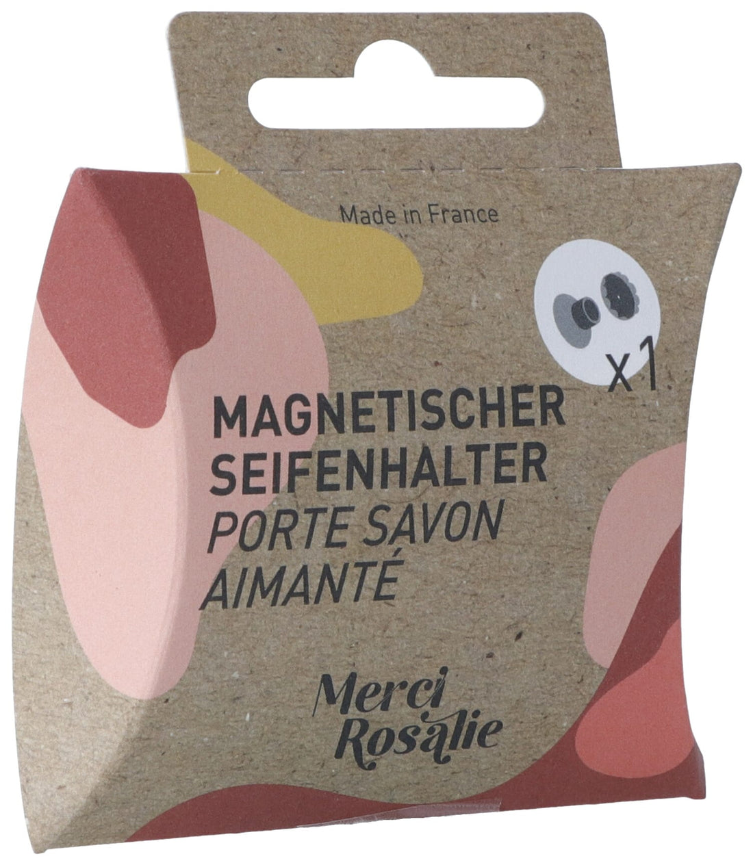 MERCI ROSALIE Porte savon bois naturel | Accessoire salle de bain écologique