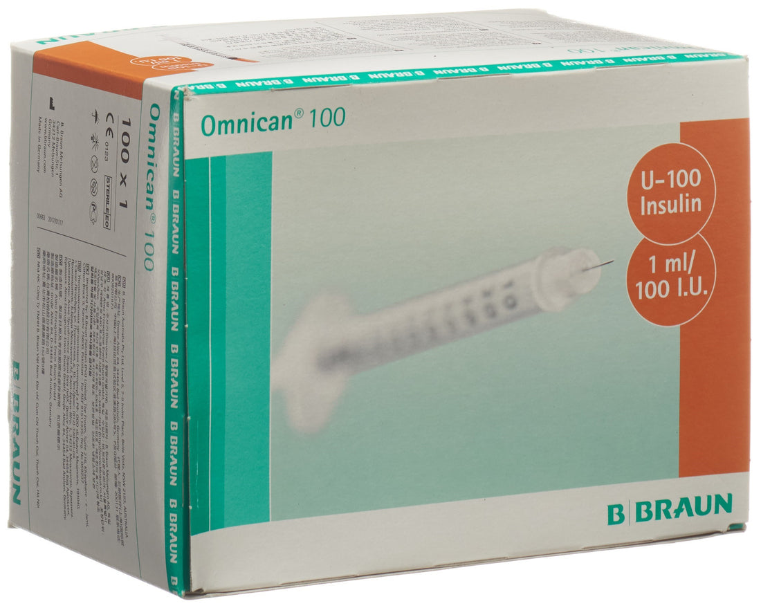 OMNICAN Insuline 100 UI/ml Seringue Préremplie 1ml | Injection Diabète