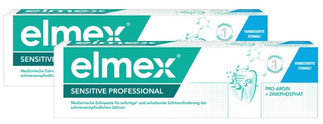 Elmex Sensitive Professional Dentifrice Apaisant Duo 2 x 75 ml
