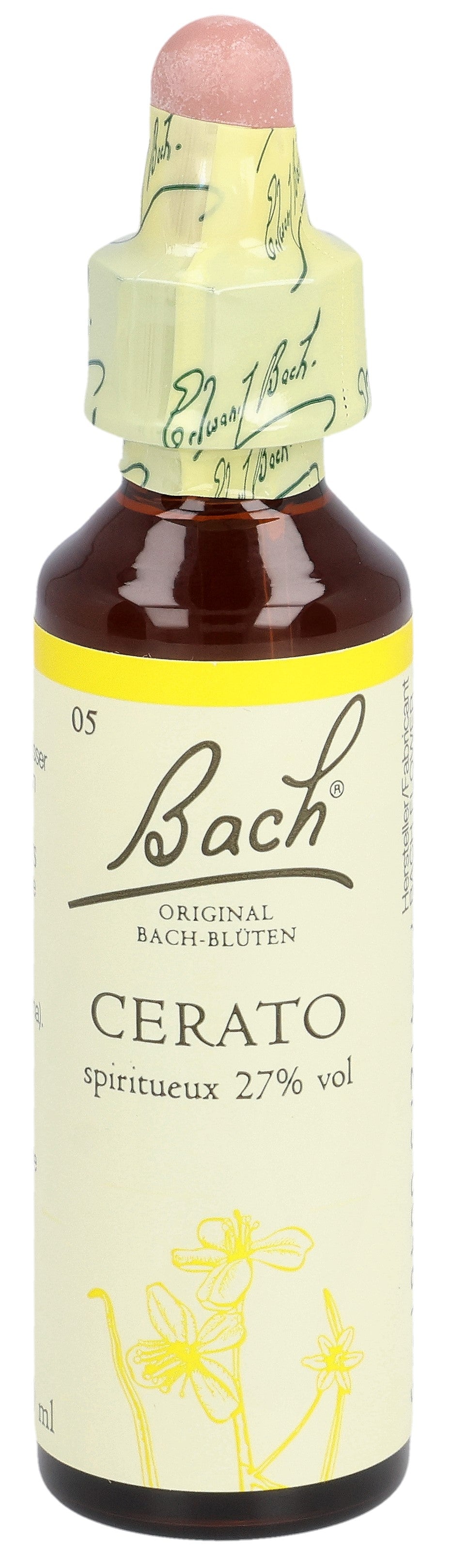 Fleurs de Bach Original Cerato N°5 Confiance &amp; Discernement 20 ml